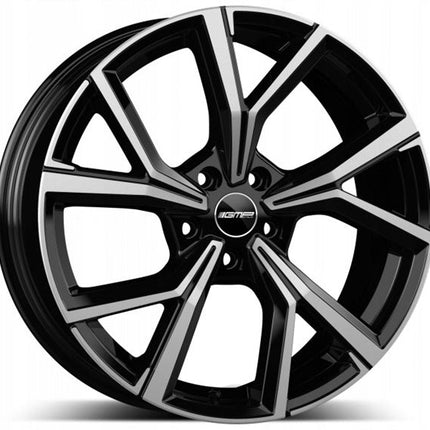 VCTparts <h3>4 Velgen 17 inch MENTOR 5x112 ET45 66.5 Zwart MB - Passend voor Audi Volkswagen Mercedes Seat Skoda</h3> Ladnefelgi 7