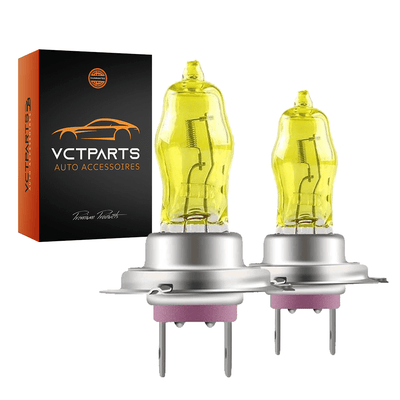 H7 Halogeen Koplampen Dimlicht 3000K Geel Licht (set 2 stuks)