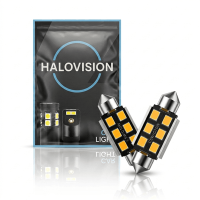 HaloVision LED C5W/C10W Festoen Buislamp 39mm 6000K Helder Wit – Canbus Plug en Play Interieurverlichting LED Set van 2 Autolampen