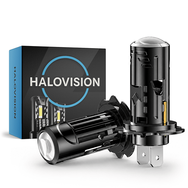 HaloVision HaloVision Pro Projector LED Koplampen H7 – 40W 8000Lm 6000K – Canbus plug and play - Met Mini Lens Technologie HaloVision 1