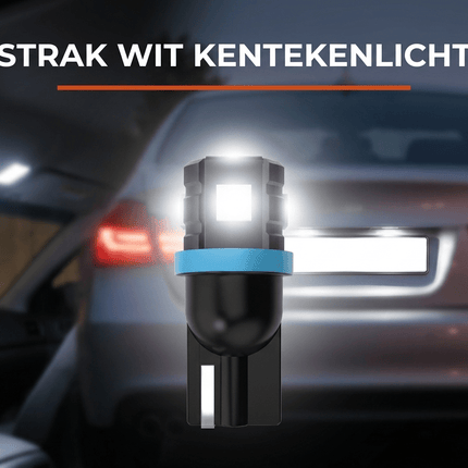 HaloVision HaloVision Turbo LED BA9S T4W 6000K Helder Wit – Canbus Plug en Play Interieur- en Kentekenverlichting LED Set van 2 Autolampen HaloVision 7