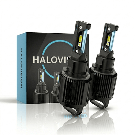 HaloVision HaloVision Turbo LED Koplampen H15 – 25W 5000Lm 6000K Helder Wit – Canbus Plug and Play DRL Grootlicht LED Set van 2 Autolampen HaloVision 1