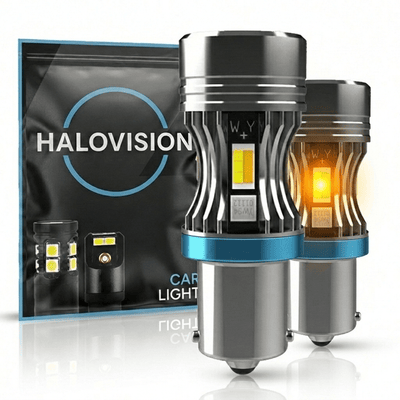 HaloVision Turbo LED BAU15S PY21W Amber Oranje 30W - Canbus Knipperlicht Lampen Set van 2 voor Richtingaanwijzers 12V Plug en Play