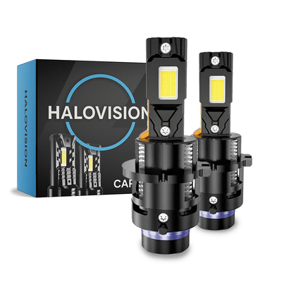 HaloVision Turbo LED Koplampen D4S D4R – Xenon naar LED – 45W 5000Lm 6000K Helder Wit – Canbus Plug en Play LED Set van 2 Autolampen