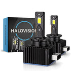 HaloVision HaloVision Turbo LED Koplampen D3S D3R – Xenon naar LED – 45W 30000Lm 6000K Helder Wit – Canbus Plug en Play LED Set van 2 Autolampen HaloVision 1