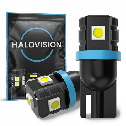 HaloVision HaloVision Turbo LED T10 W5W – Helder Wit 6000K - Canbus Plug en Play Interieur Stadslicht Parkeerlicht Kentekenverlichting LED Set van 2 Autolampen HaloVision 1