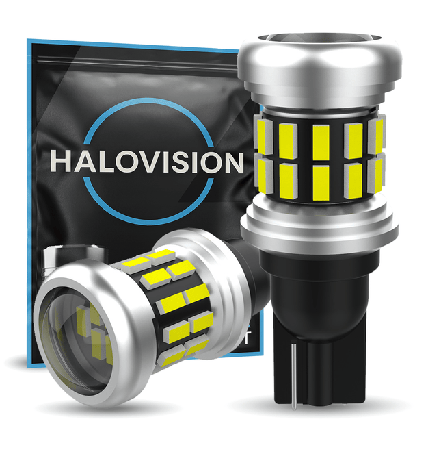 HaloVision HaloVision Turbo LED T15 W16W 6000K Helder Wit 6W - Canbus Plug en Play Achteruitrijlicht Dagrijverlichting Positielicht Derde Remlicht en Kofferbakverlichting LED Set van 2 Autolampen HaloVision 2