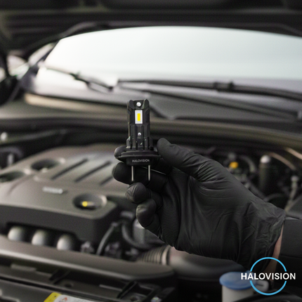 HaloVision Turbo LED Groot Licht + Koplampen H7 – 150W 30000Lm 6000K Helder Wit – Canbus Plug en Play Dimlicht + Grootlicht LED Set van 4 Autolampen