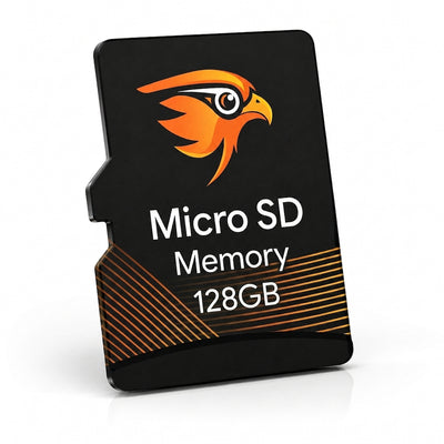 HawkDash Micro SD Geheugenkaart 128GB – Class 10 UHS-I MicroSDXC Universeel Geschikt voor Dashcam, Camera en Telefoon