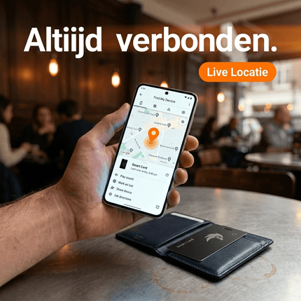 VCTparts HawkDash Ultradunne Global GPS Android Tracker Card – Draadloos Opladen Waterdichte Smart Wallet Tracker Compatibel met Google Find My Device NORGOS 3