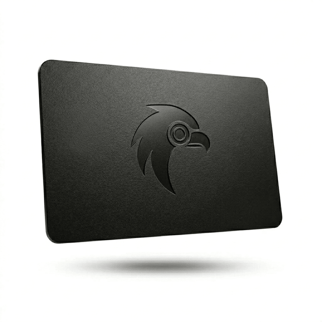 HawkDash Ultradunne Global GPS Android Tracker Card – Draadloos Opladen Waterdichte Smart Wallet Tracker Compatibel met Google Find My Device - VCTparts.nl