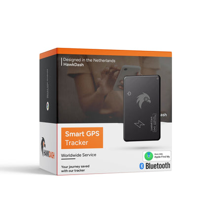 VCTparts HawkDash Ultradunne Global GPS IOS iPhone Tracker Card – Draadloos Opladen Waterdichte Smart Wallet Tracker Compatibel met Apple Find My Device NORGOS 8