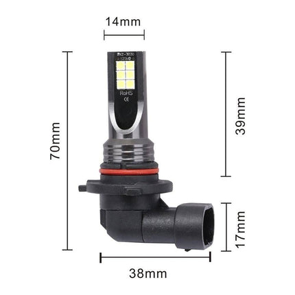 VCTparts HB4 9006 led Mistlicht 3000K - Mistlampen (set) [Fog Lights] NORGOS 3