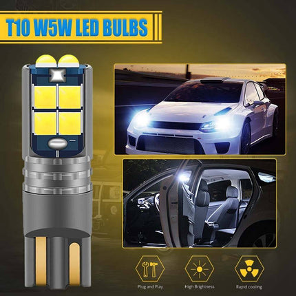 VCTparts High Power LED T10 Roze - W5W Verlichting (set) [Stadsverlichting - Parkeerverlichting - Kentekenverlichting - Interieurverlichting] NORGOS 4