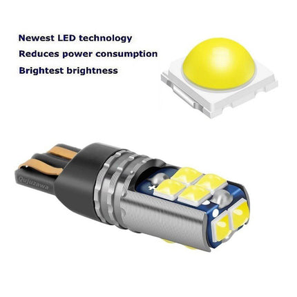 VCTparts High Power led T10 Wit - W5W Verlichting (set) [Stadsverlichting - Parkeerverlichting - Kentekenverlichting - Interieurverlichting] NORGOS 5
