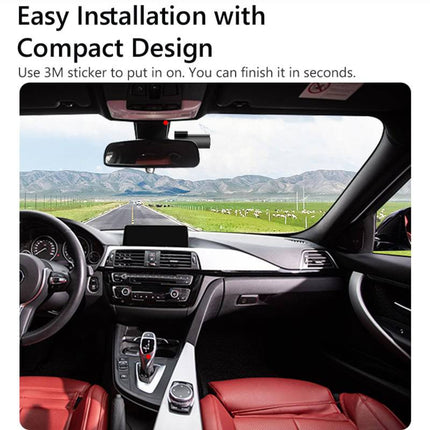 IMOU Dashcam T200 HD 1080P 1CH Auto Recorder met Continue Voeding (64gb) Zwart - VCTparts.nl