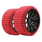 Isse Isse 66 L Textiel sneeuwkettingen voor Autobanden - Classic Rood Gestreept 2 stuks (set) AMiO 9