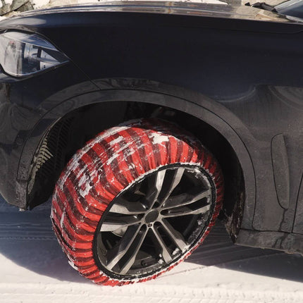 Isse Isse 66 L Textiel sneeuwkettingen voor Autobanden - Classic Rood Gestreept 2 stuks (set) AMiO 6