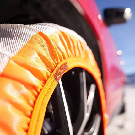 Isse Textiel sneeuwkettingen Super Wit - Oranje 54 XS 2 stuks (set) - VCTparts.nl