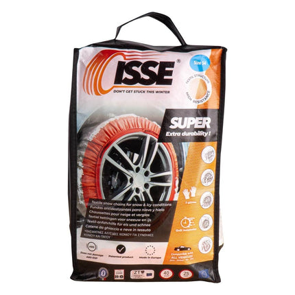 Isse Textiel sneeuwkettingen Super Wit - Oranje 54 XS 2 stuks (set) - VCTparts.nl