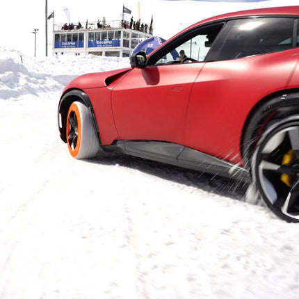 Isse Textiel sneeuwkettingen Super Wit - Oranje 62 M 2 stuks (set) - VCTparts.nl