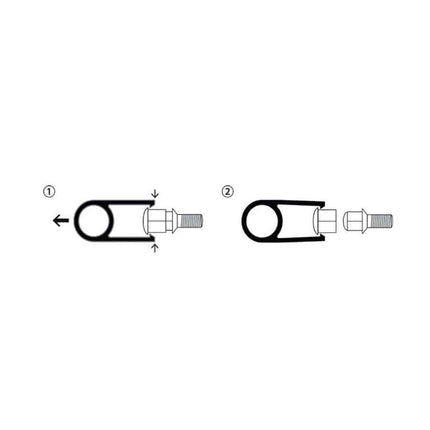 J - TEC J - TEC Wielbout Wielmoer 21mm Doppen Beschermende Afdekkapjes Zwart 20 stuks (set) AMiO 4