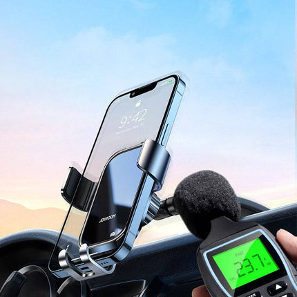 Joyroom Auto Gravity Telefoonhouder met Verstelbare Arm voor Dashboard en Voorruit Zwart - VCTparts.nl
