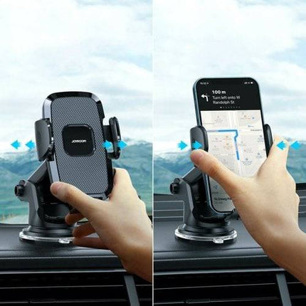 Joyroom Joyroom Auto Telefoonhouder met Telescopisch Uitschuifbare Arm voor Dashboard en Voorruit Zwart Hurtel 4