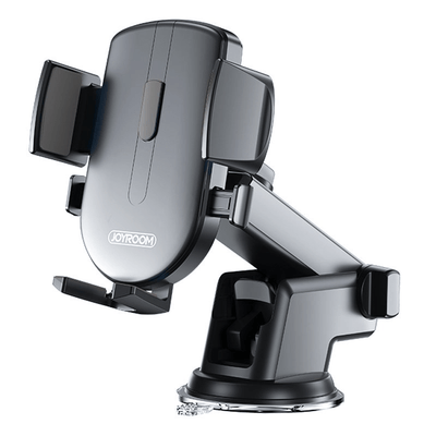 Joyroom Auto Telefoonhouder met Telescopisch Uitschuifbare Arm voor Voorruit en Dashboard Zwart