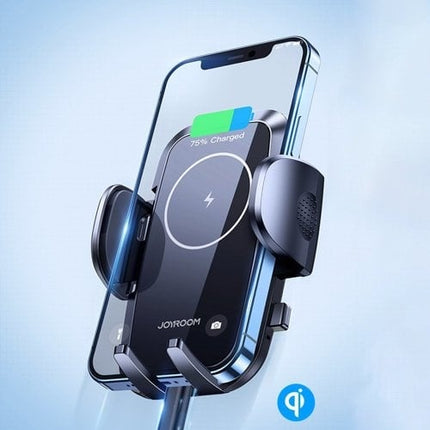 Joyroom Joyroom Auto Telefoonhouder Qi Oplader 15W voor Ventilatierooster Zwart Hurtel 6