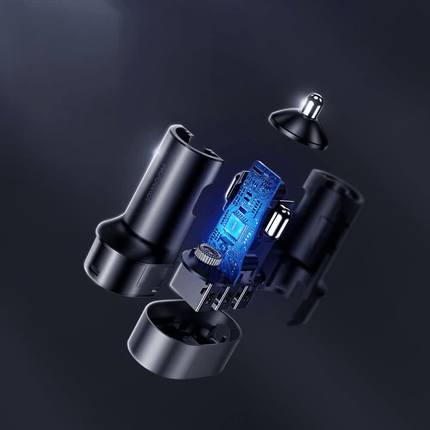 Joyroom Autolader Oplader Snellader 5x USB - A 6.2A (1.5m) [5x QC Fast Car Charger] - VCTparts.nl