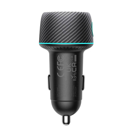 Joyroom Joyroom Autolader Snellader USB - A & USB - C 60W Zwart Hurtel 4
