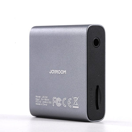 Joyroom Joyroom Bluetooth AUX Zender (zender/ontvanger) voor Auto Grijs Hurtel 3