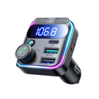 Joyroom Joyroom Bluetooth Muziek FM Transmitter Pro Handsfree Bellen met BassBooster USB - C & 2x USB - A Lader Zwart Hurtel 8