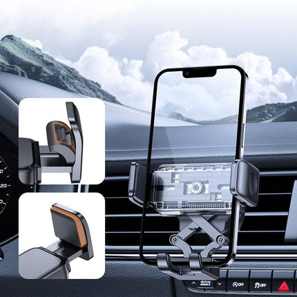 Joyroom Joyroom Gravity Auto Mechanische Telefoonhouder voor Ventilatierooster Zwart INNPRO 9