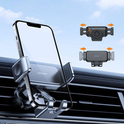 Joyroom Joyroom Gravity Auto Mechanische Telefoonhouder voor Ventilatierooster Zwart INNPRO 2