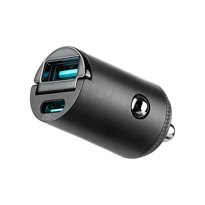 Joyroom JR-CCN18 65W Autolader USB-A En USB-C - Snelladen PD Onderweg