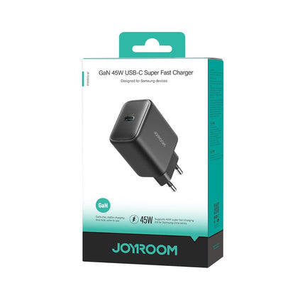 Joyroom Joyroom JR - TCG13 45W GaN Wandlader Ultra Snellader Voor Samsung - USB - C Zwart Hurtel 3