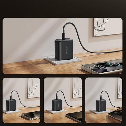Joyroom Joyroom JR - TCG13 45W GaN Wandlader Ultra Snellader Voor Samsung - USB - C Zwart Hurtel 6