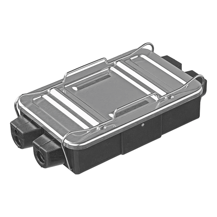 ProPlus Kabelverbindingsdoos 8x 4 - polig Waterdicht - Compacte Aftakdoos met Aluminium Afdekplaat voor Aanhanger PAT Europe 3