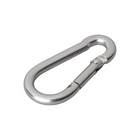 Karabijnhaak RVS 5x50mm Klein [Carabijnhaak - Musketon - Veerhaak] - VCTparts.nl