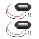 Kentekenplaatverlichting Nummerplaat Lamp 6LEDs 6000K Wit - Universeel Geen Error (set) - VCTparts.nl