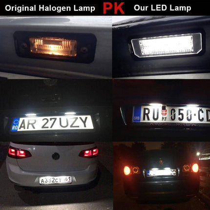 VCTparts Kentekenplaatverlichting Volkswagen Kenteken LED 6000K Wit - Geen Error (set) NORGOS 3