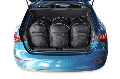 Kjust Reistassenset voor Audi A3 Sportback vanaf 2020 - Set van 3 Tassen met 3 Roltassen