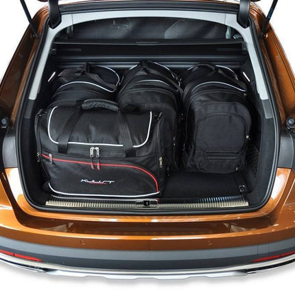 Kjust Kjust Reistassenset voor Audi A4 Allroad 2016-2023 - Set van 5 Tassen met 3 Roltassen en 2 Vliegtuigtassen Harvest Automotive 2