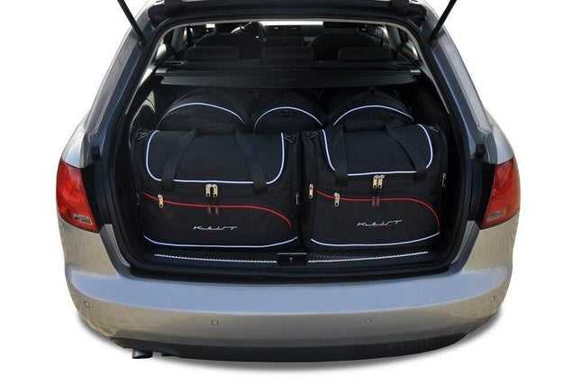 Kjust Kjust Reistassenset voor Audi A4 Avant 2002-2005 - Set van 5 Tassen met 2 Roltassen en 3 Vliegtuigtassen Harvest Automotive 1