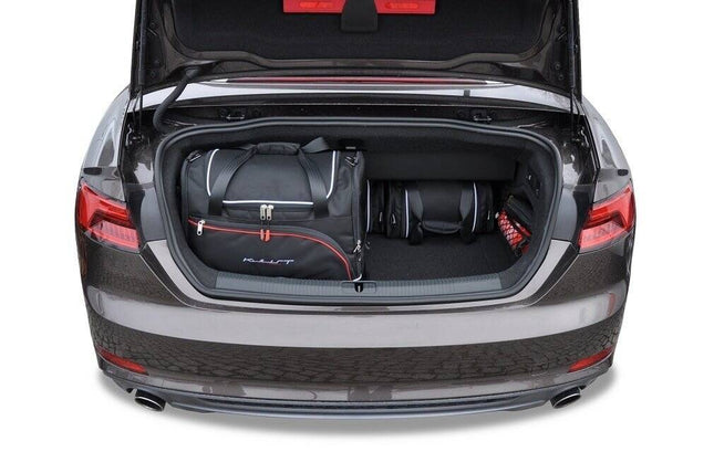 Kjust Kjust Reistassenset voor Audi A5 cabrio 2017-2024 - Set van 4 Tassen met 2 Sporttassen en 2 Vliegtuigtassen Harvest Automotive 2