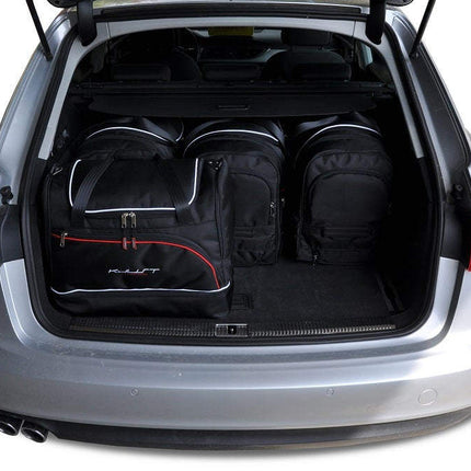 Kjust Kjust Reistassenset voor Audi A6 Allroad 2012-2018 - Set van 5 Tassen met 3 Roltassen en 2 Sporttassen Harvest Automotive 2