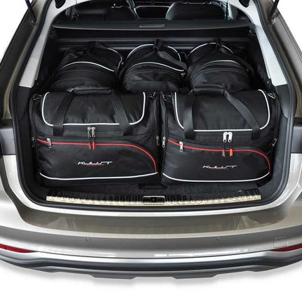 Kjust Kjust Reistassenset voor Audi A6 Allroad 2018-2023 - Set van 5 Tassen met 3 Roltassen en 2 Vliegtuigtassen Harvest Automotive 1