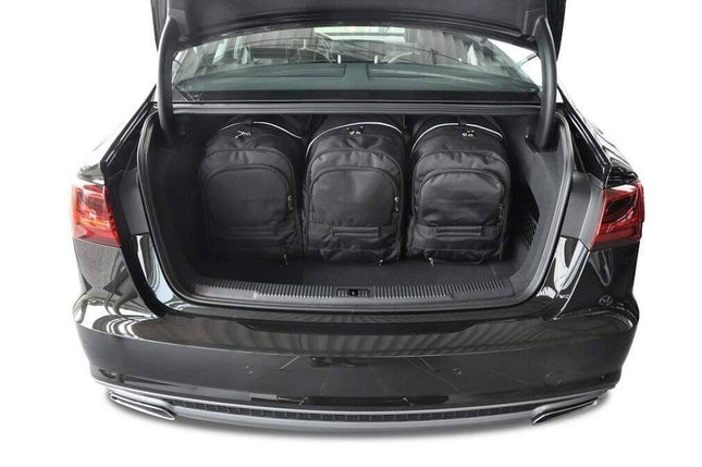 Kjust Kjust Reistassenset voor Audi A6 Sedan 2011-2018 - Set van 5 Tassen met 3 Roltassen en 2 Vliegtuigtassen Harvest Automotive 2